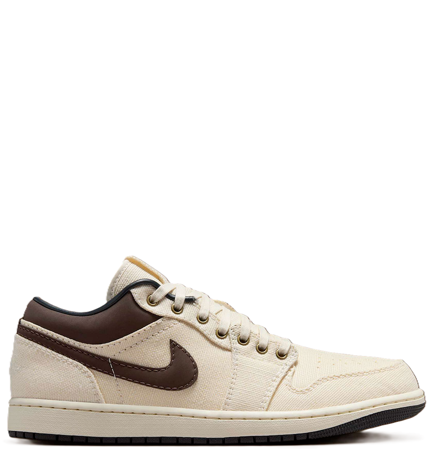  Giày Nike Air Jordan 1 Low Premium 'Pale Ivory Baroque Brown' 