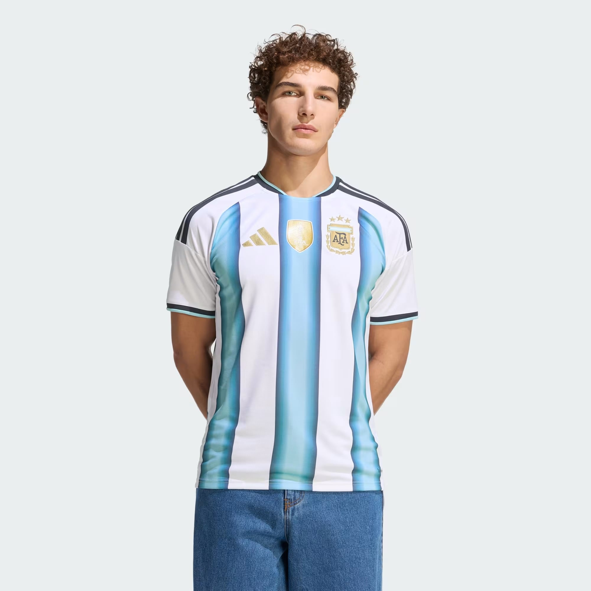  Áo Adidas Argentina 26 Home Jersey 'Blue Light' 