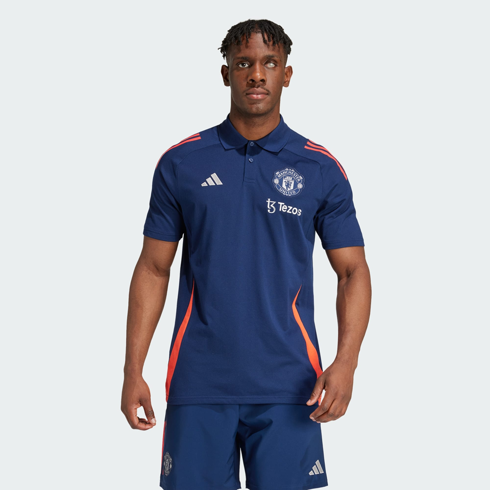  Áo Adidas Manchester United Tiro 24 Polo 'Blue' 