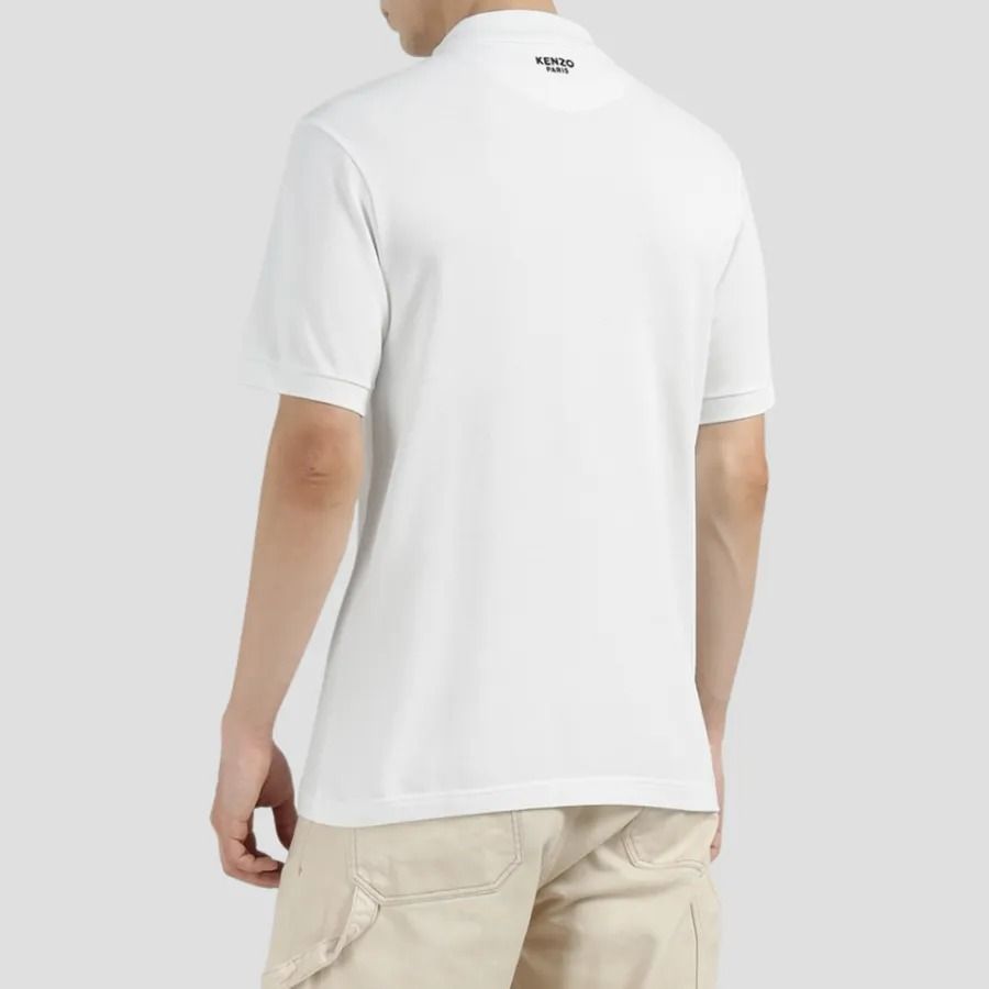  Áo Nam Kenzo Boke Flower Polo 'White' 