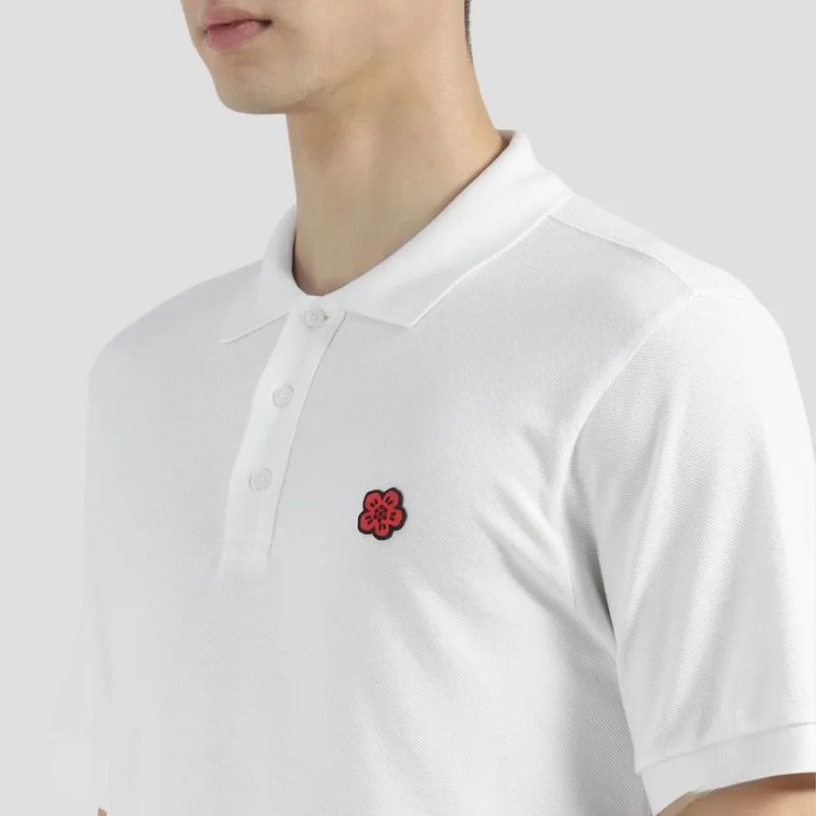  Áo Nam Kenzo Boke Flower Polo 'White' 
