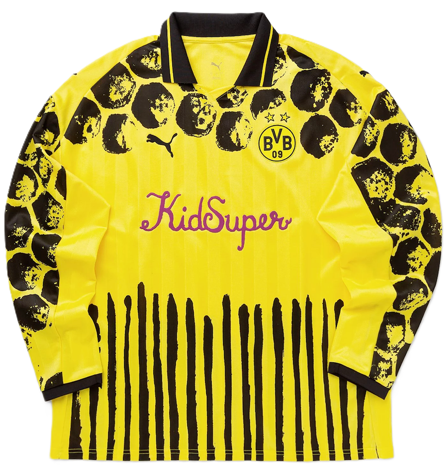  Áo Puma x KidSuper BVB LS Retro Shirt 'Yellow' 