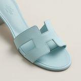  Dép Nữ Hermes Oasis Sandal 'Bleu Brume' 
