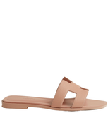  Dép Nữ Hermes Oran Sandal 'Beige Perlino' 