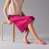  Dép Nữ Hermes Oran Sandal 'Rose Bonbon' 