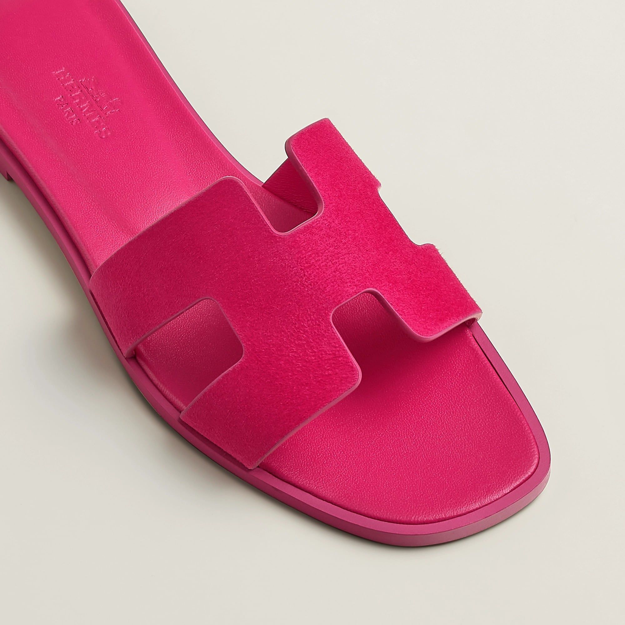  Dép Nữ Hermes Oran Sandal 'Rose Sakura' 