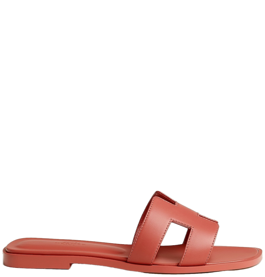  Dép Nữ Hermes Oran Sandal 'Rouge Tomette' 