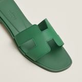  Dép Nữ Hermes Oran Sandal 'Vert Jungle' 