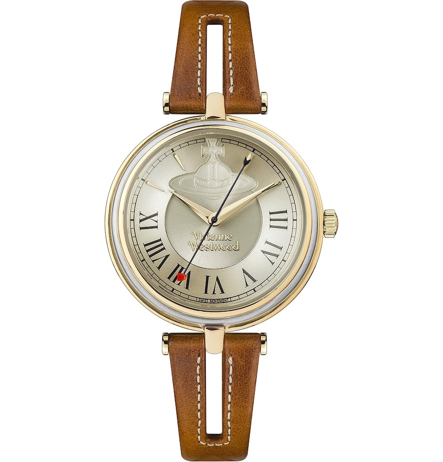  Đồng Hồ Nữ Vivienne Westwood Farringdon 'Gold' 