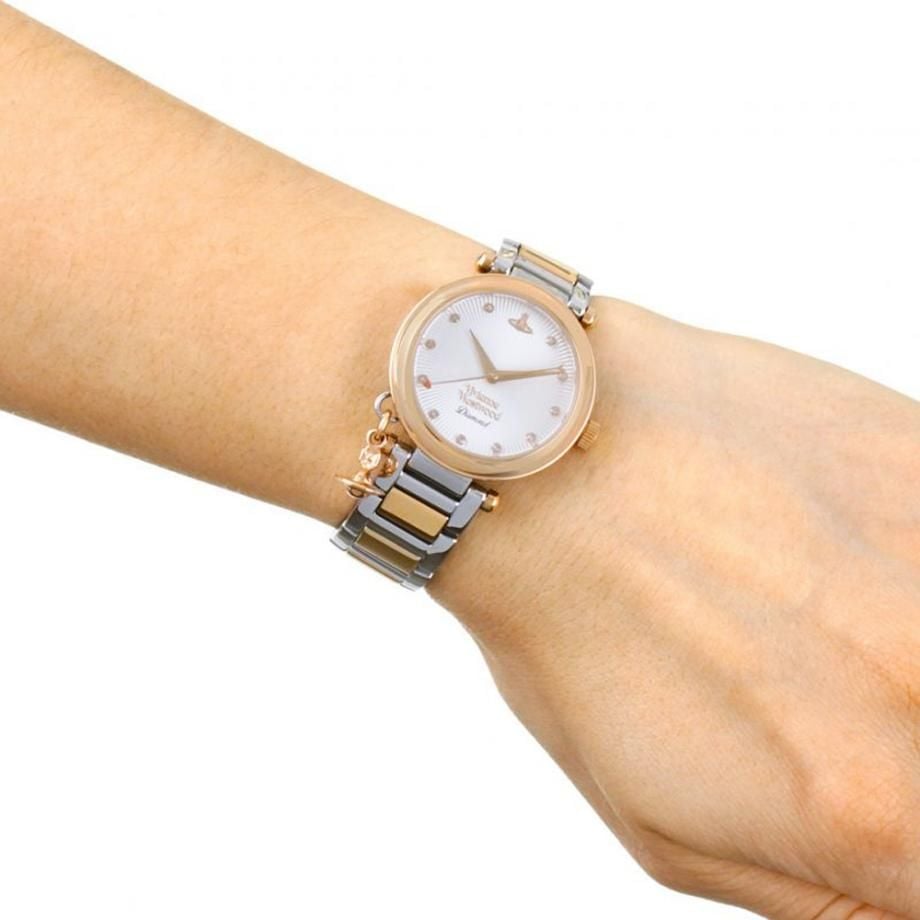  Đồng Hồ Nữ Vivienne Westwood Orb 'Demi Gold' 