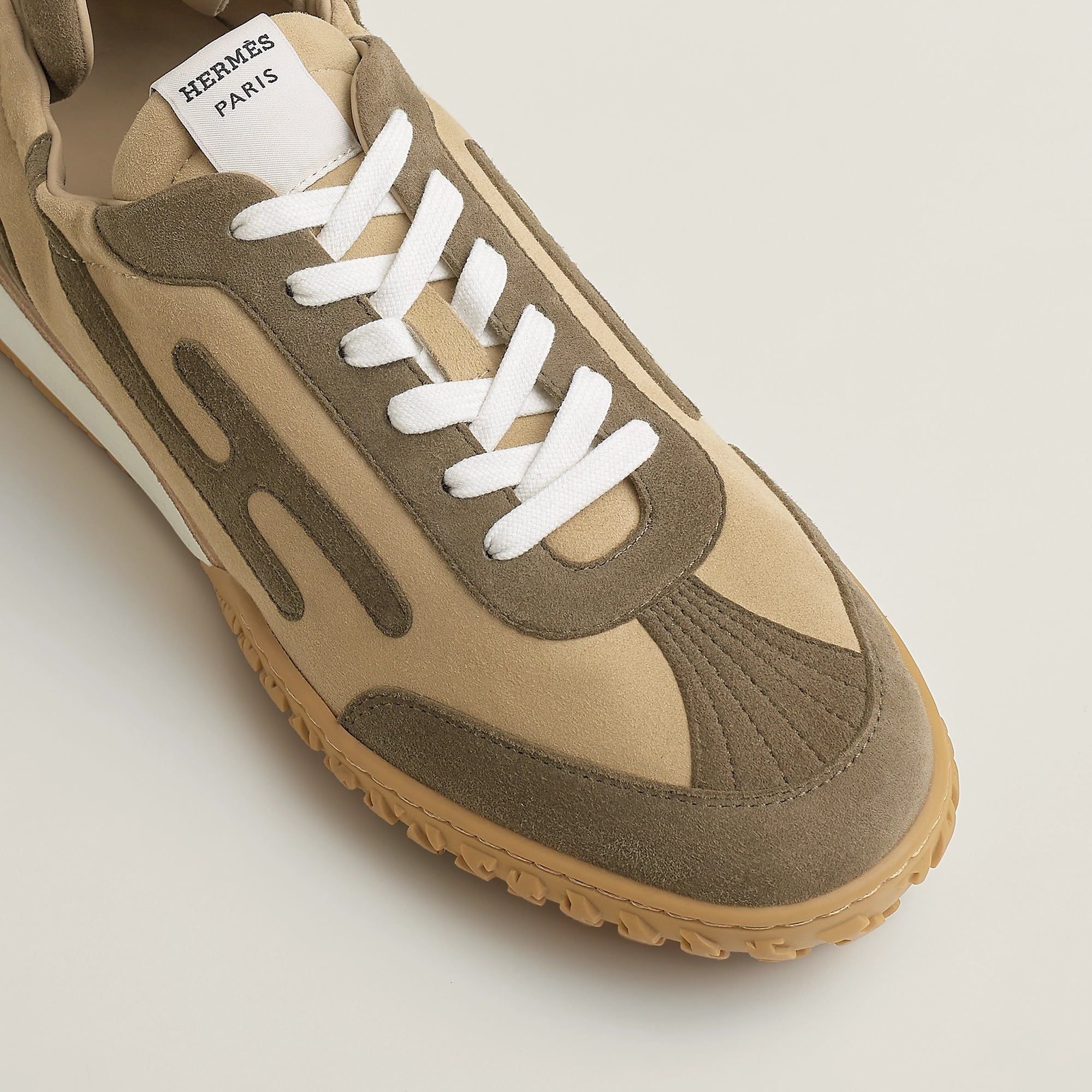  Giày Nam Hermes Jet Sneaker 'Beige Lin' 