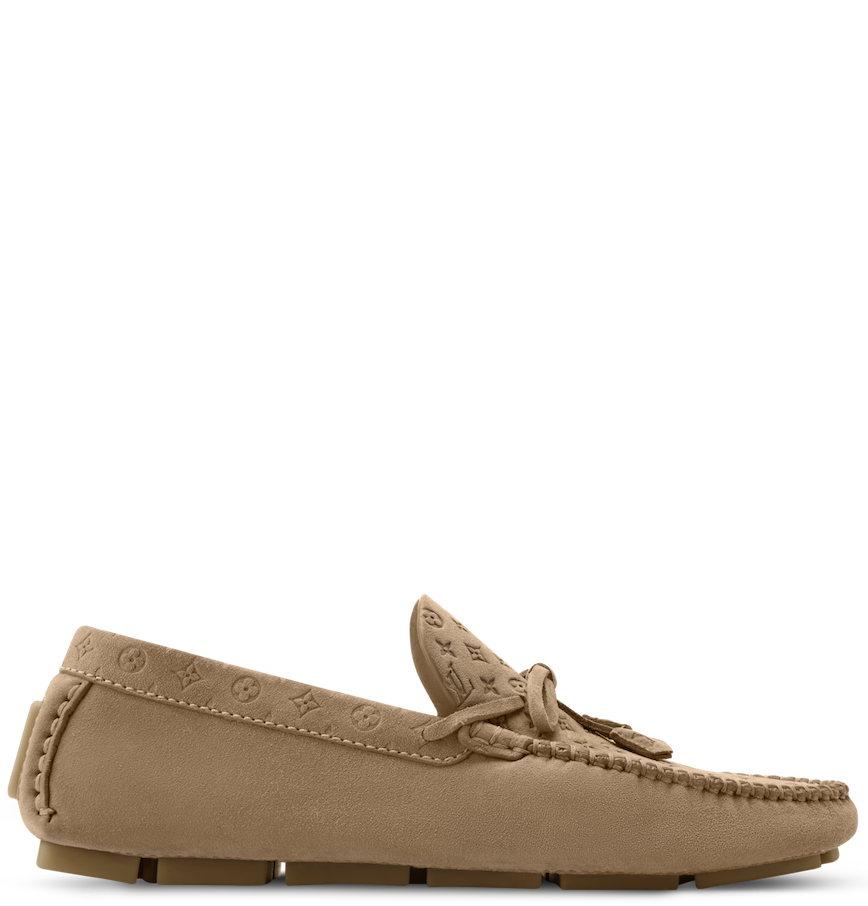  Giày Nam Louis Vuitton LV Driver Moccasins 'Kaki' 