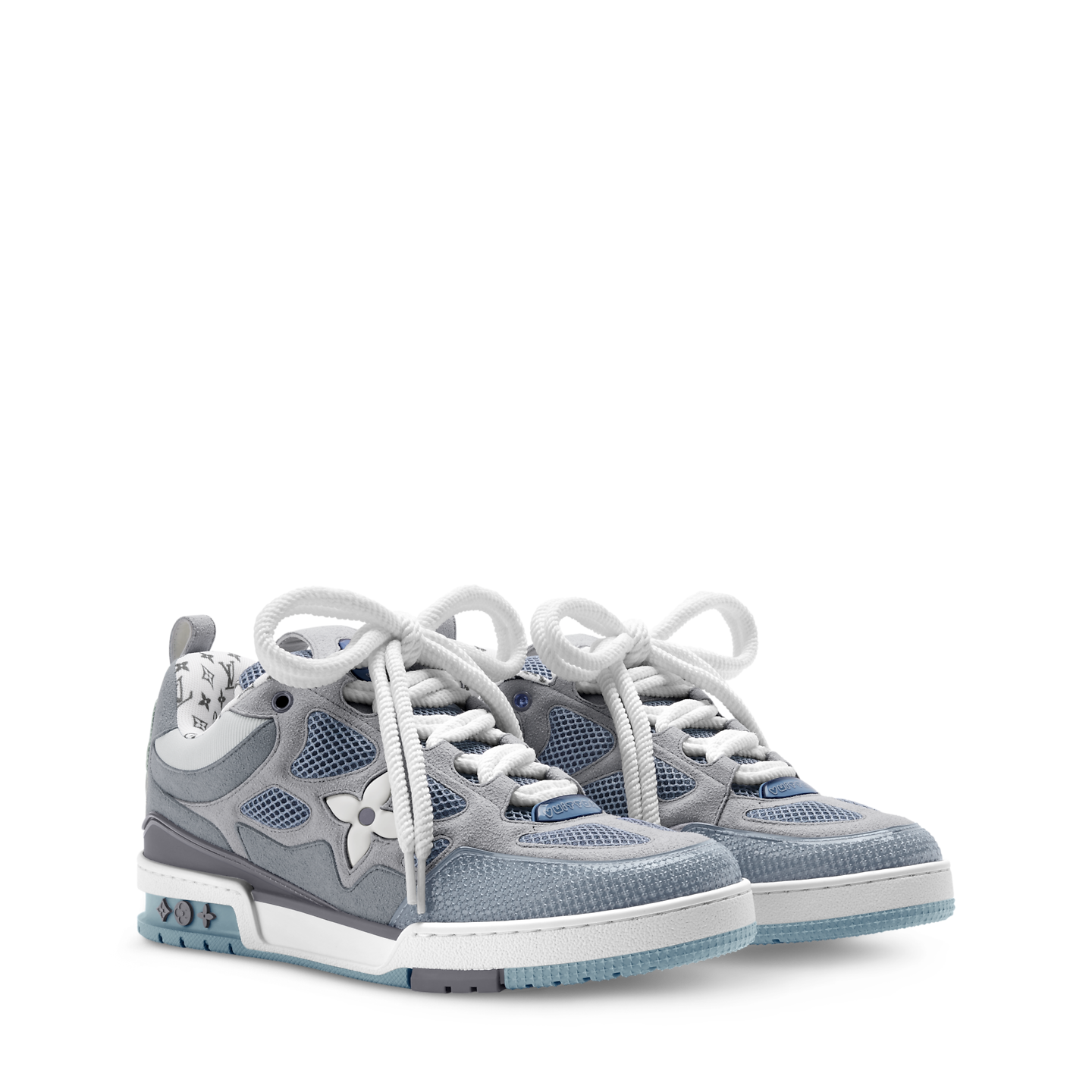  Giày Nam Louis Vuitton LV Skate Trainers 'Grey' 