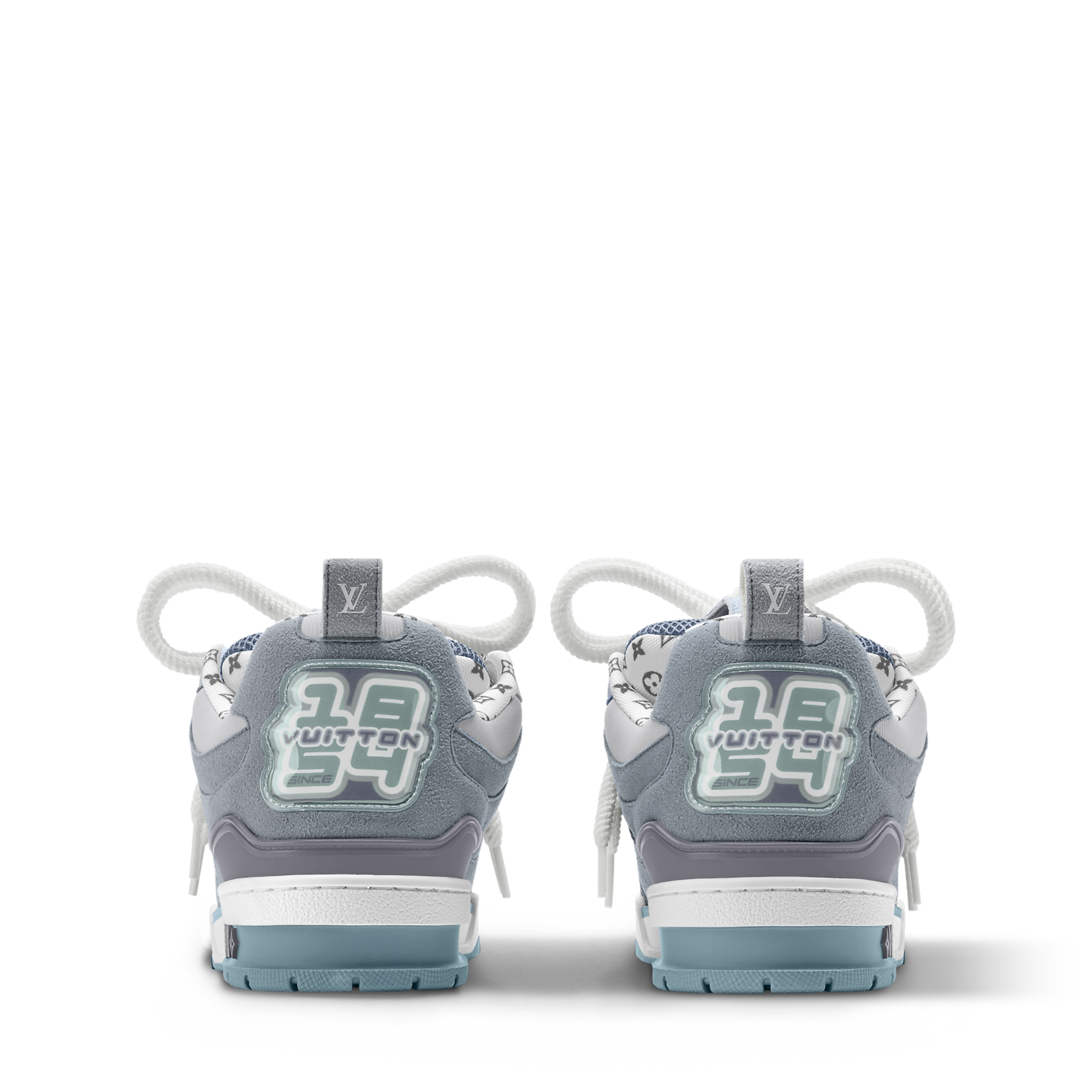  Giày Nam Louis Vuitton LV Skate Trainers 'Grey' 