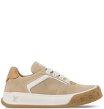  Giày Nam Louis Vuitton LV Tilted Trainers 'Beige' 