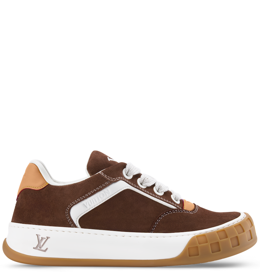  Giày Nam Louis Vuitton LV Tilted Trainers 'Brown' 