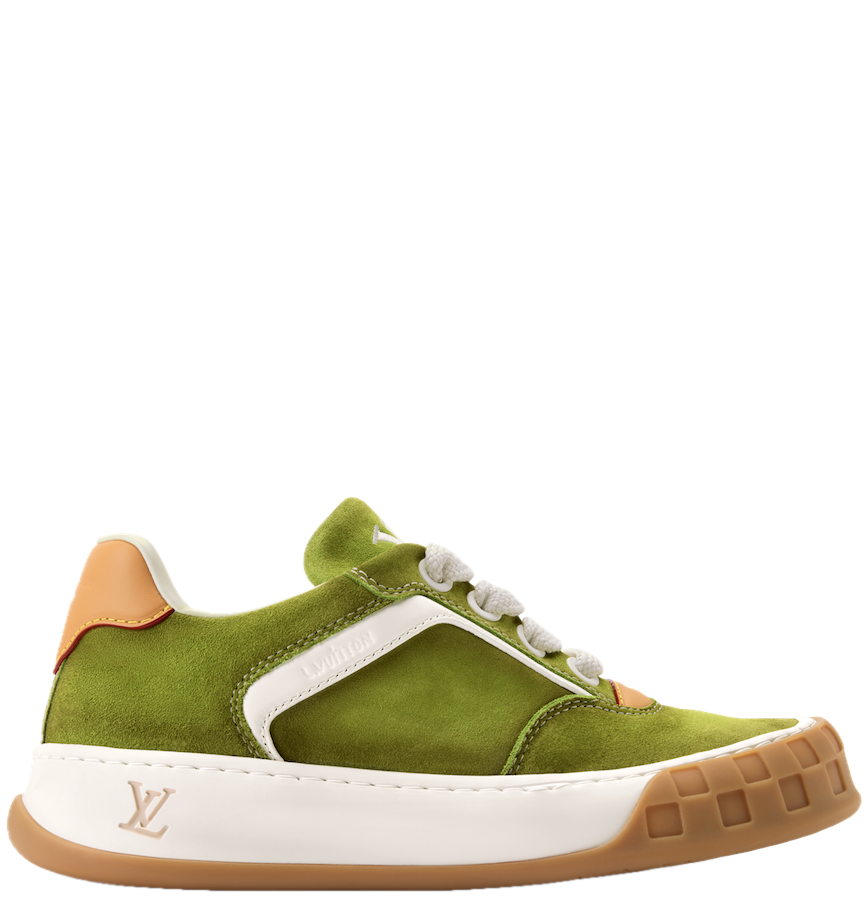  Giày Nam Louis Vuitton LV Tilted Trainers 'Green' 