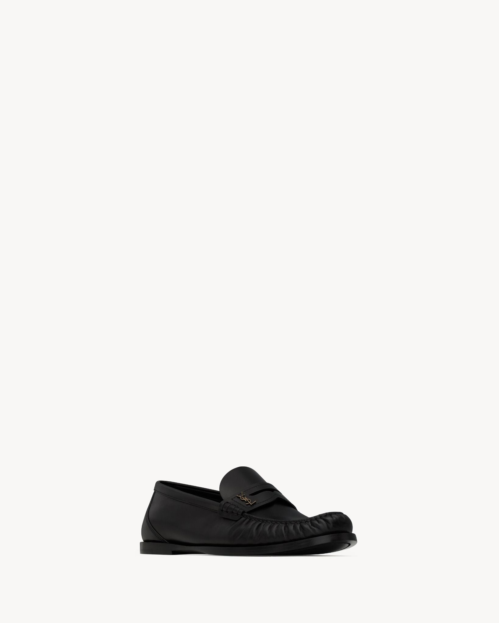  Giày Nam Saint Laurent Loafers 'Black' 