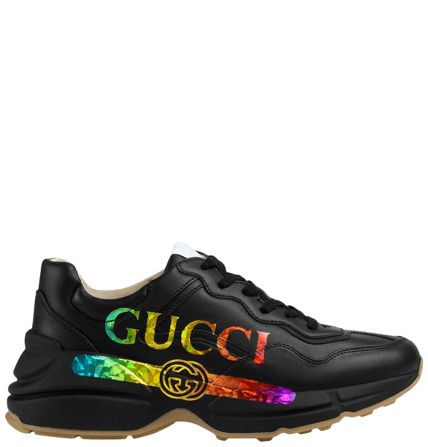  Giày Nữ Gucci Rhyton 'Iridescent Logo' 