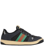  Giày Nữ Gucci Screener Sneaker 'Black' 