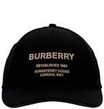  Mũ Burberry Letter Printed Duckbill Cap 'Black' 