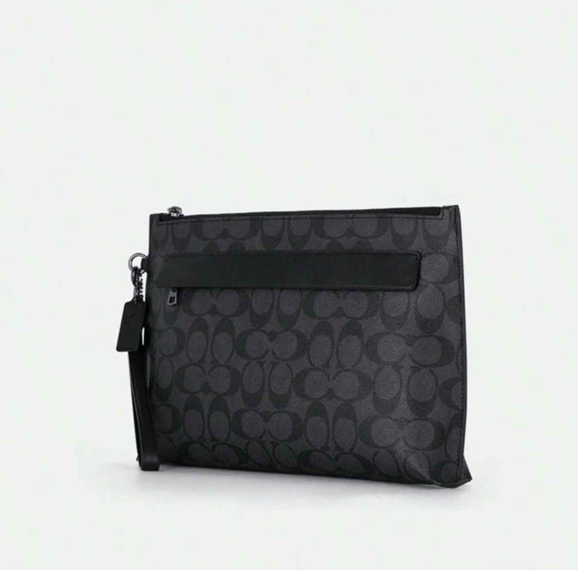  Túi Coach Carryall Pouch Canvas 'Charcoal' 