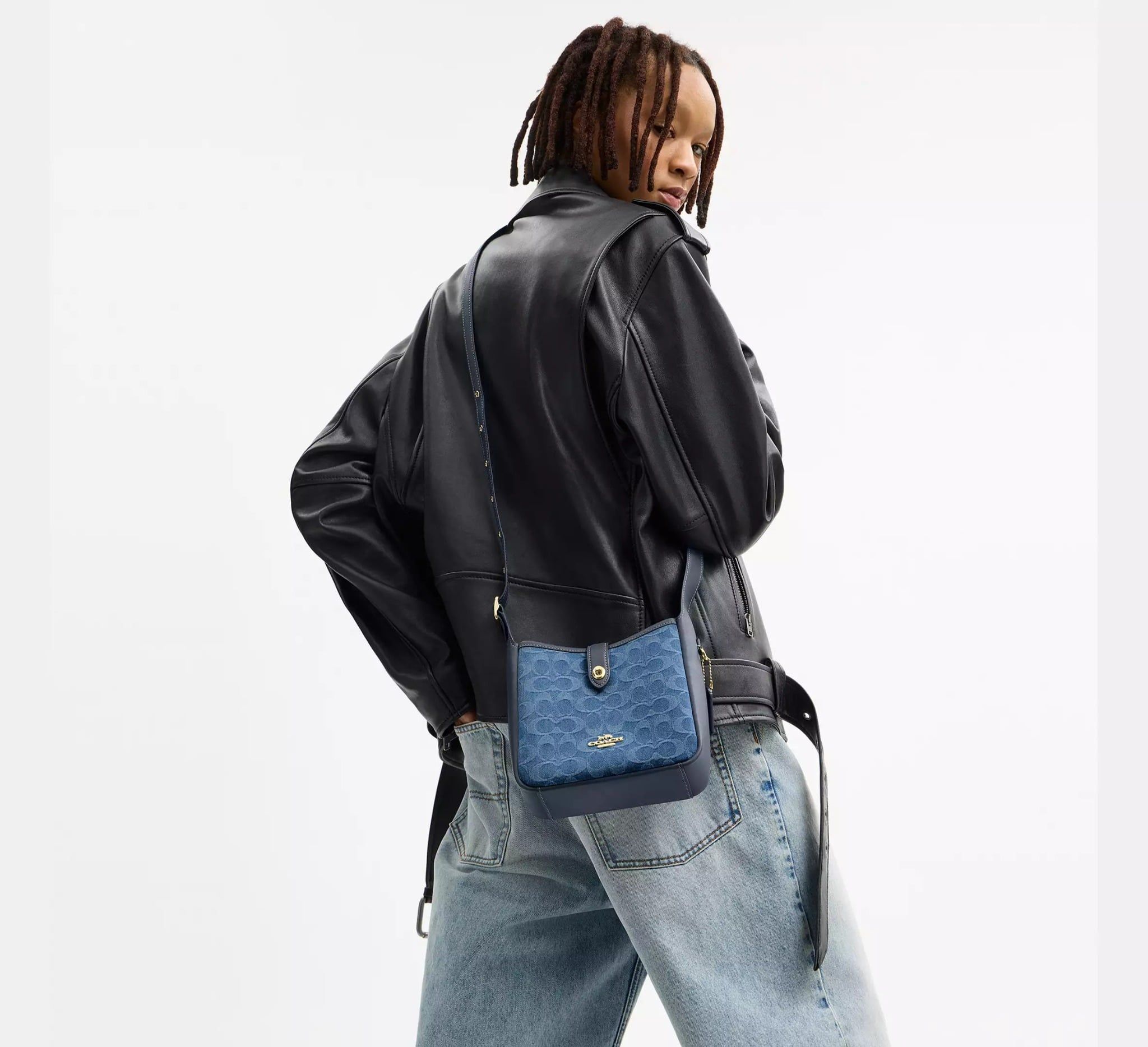  Túi Coach Hadley Mini Crossbody Bag 'Blue' 