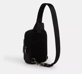  Túi Coach Racer Sling In Signature 'Black' 