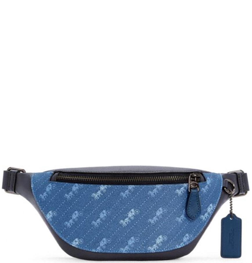  Túi Coach Warren Leather Shoulder Bag 'Navy' 