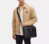  Túi Nam Coach Liam Compact Brief 'Black' 