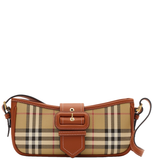  Túi Nữ Burberry Check Sling Bag 'Archive Beige' 