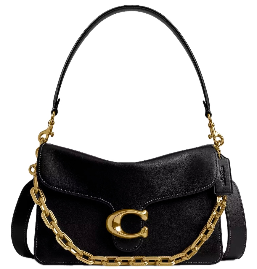  Túi Nữ Coach Chain Tabby Shoulder Bag 'Black' 