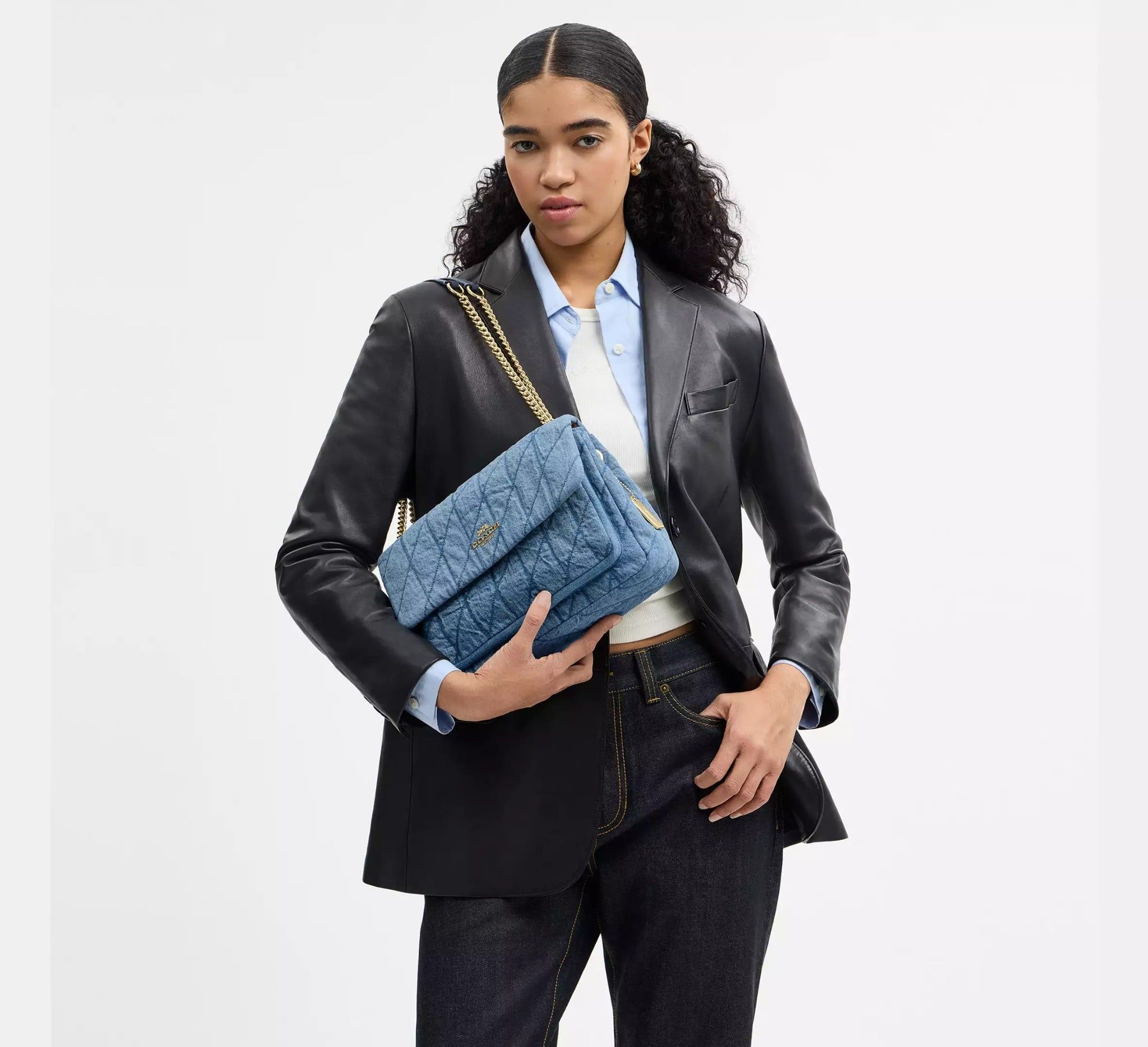  Túi Nữ Coach Elodie Crossbody Bag 'Indigo' 