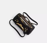  Túi Nữ Coach Kisslock Barrel Bag 28 'Black' 