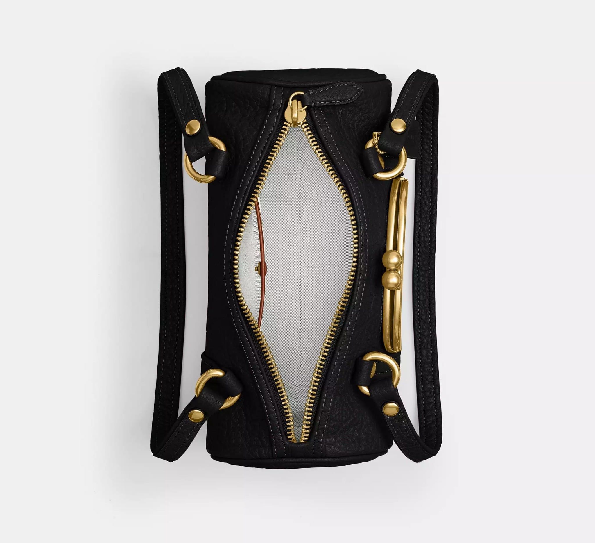  Túi Nữ Coach Kisslock Barrel Bag 28 'Black' 