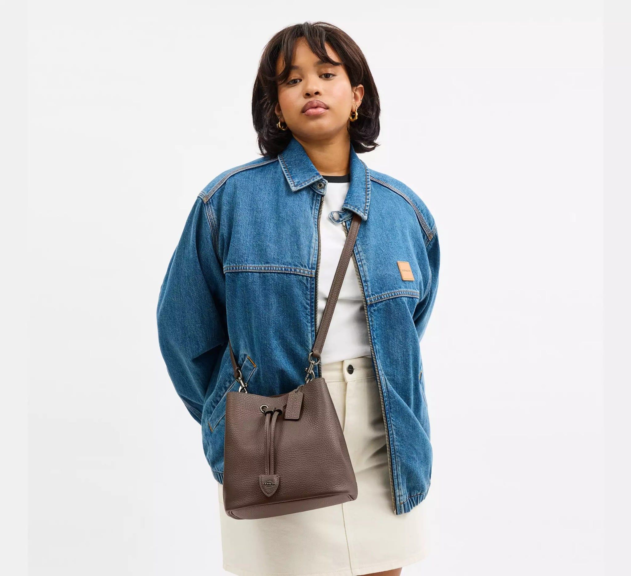  Túi Nữ Coach Rowan Bucket Bag 'Dark Stone' 