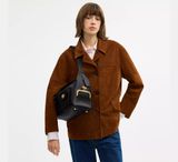  Túi Nữ Coach Turnlock Haversack Bag 'Black' 