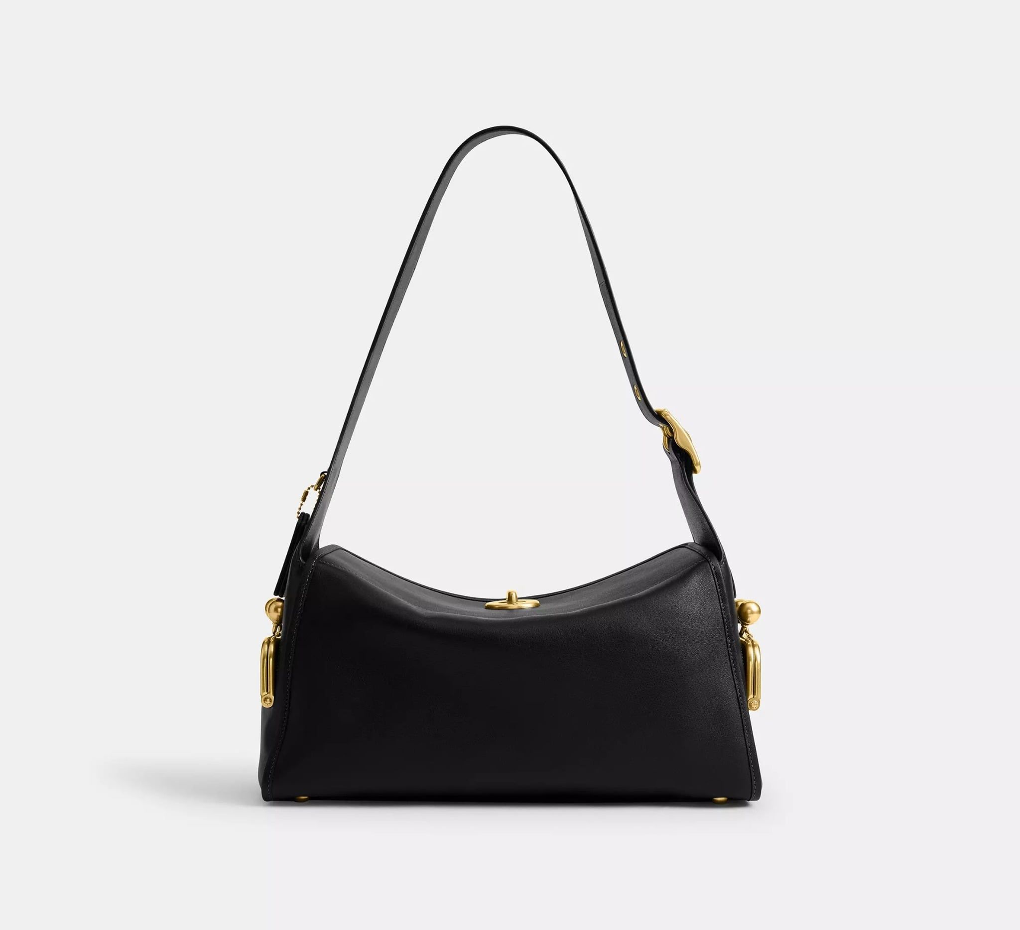  Túi Nữ Coach Turnlock Haversack Bag 'Black' 