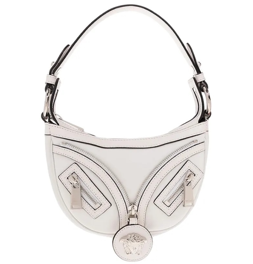 Túi Nữ Versace Repeat Mini 'White' 