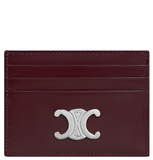  Ví Celine Card Holder Triomphe 'Burgundy' 
