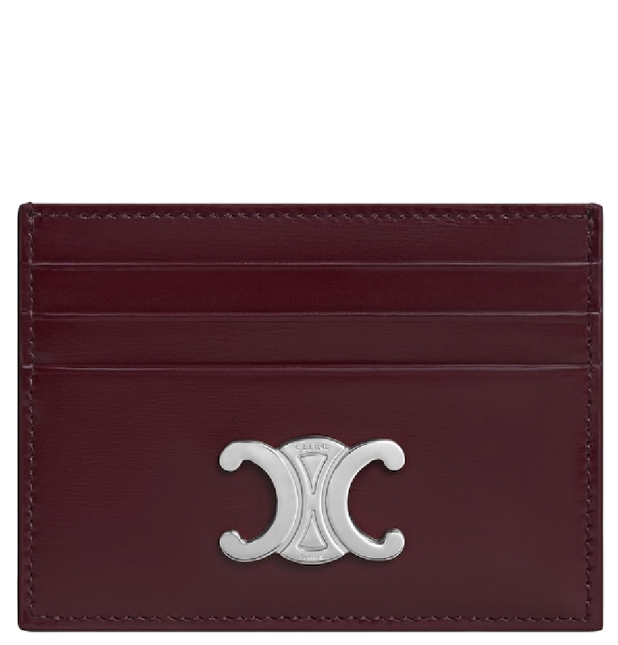  Ví Celine Card Holder Triomphe 'Burgundy' 