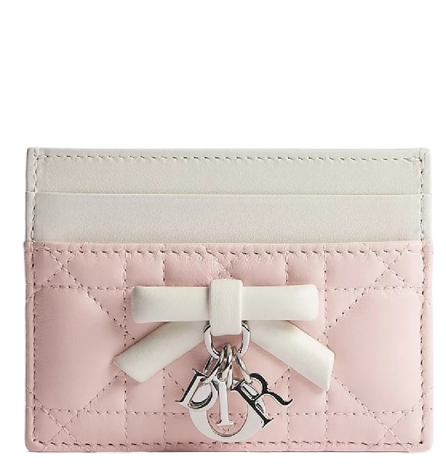  Ví Dior Freesia Card Holder 'Rose Soupir' 