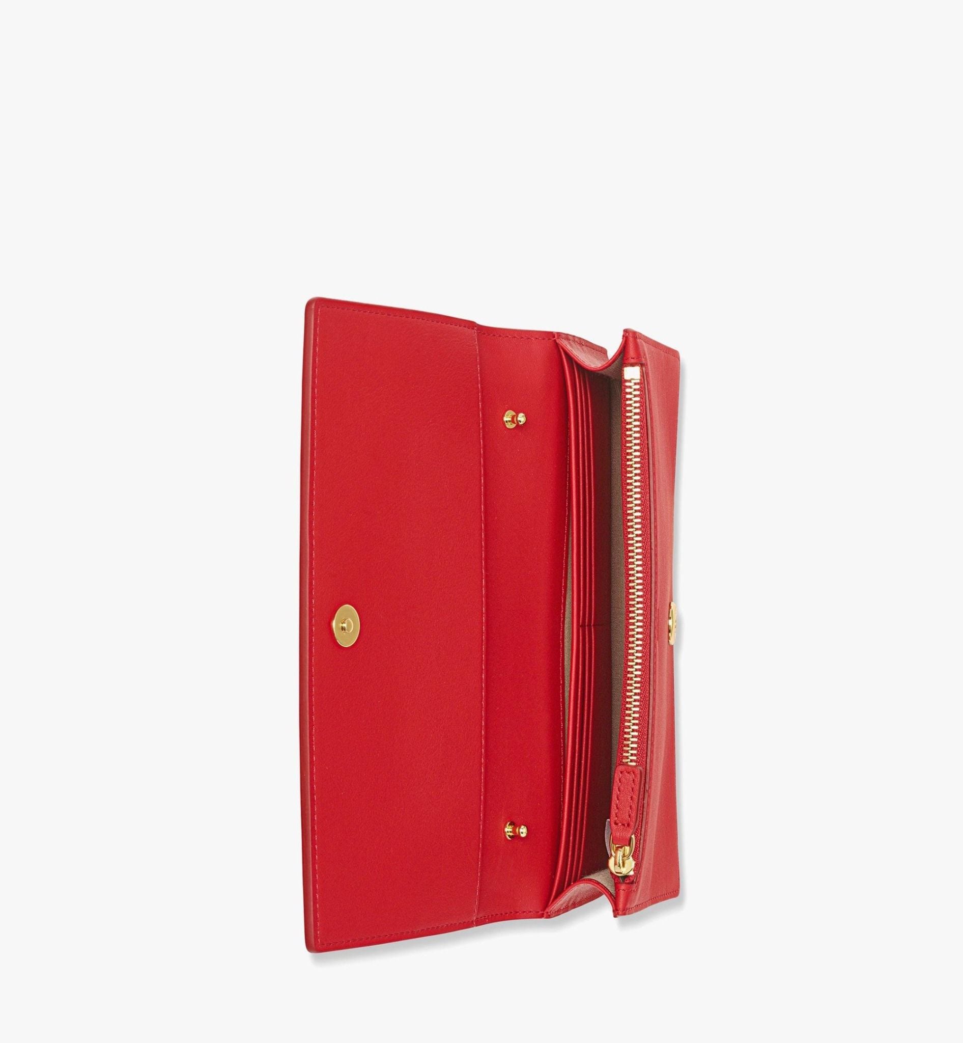  Ví MCM Diamond Chain Wallet 'Candy Red' 