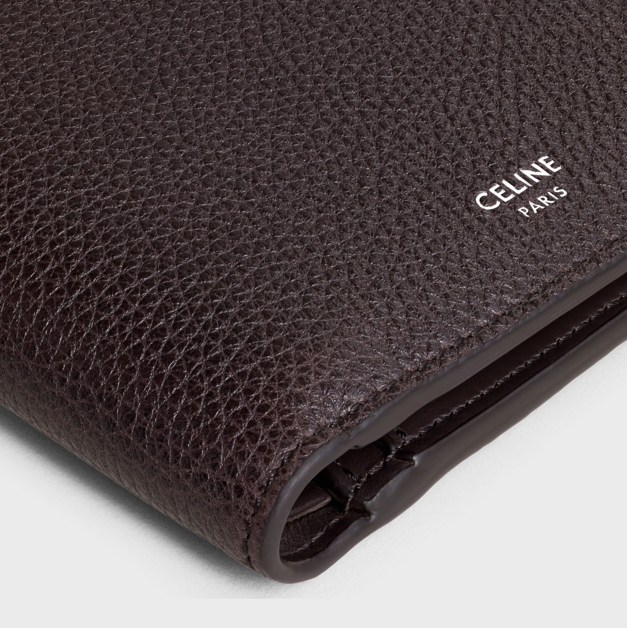  Ví Nam Celine Bi-fold Wallet 'Espresso' 