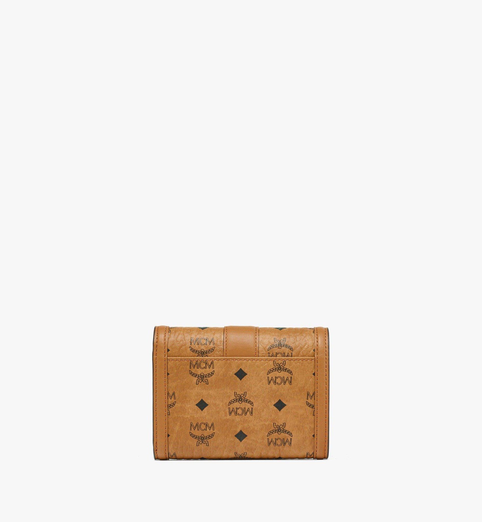  Ví Nữ MCM Tracy Trifold Wallet 'Cognac' 