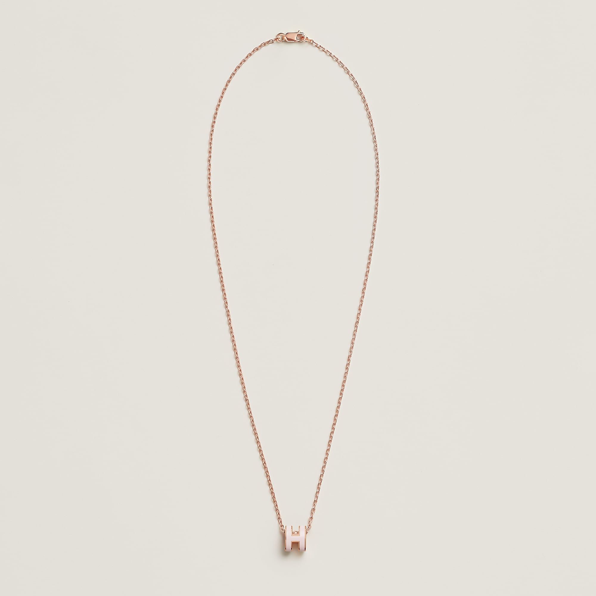  Vòng Cổ Nữ Hermes Mini Pop H 'Rose Dragée' 