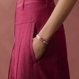  Vòng Tay Nữ Hermes Clic H 'Rose Candeur' 