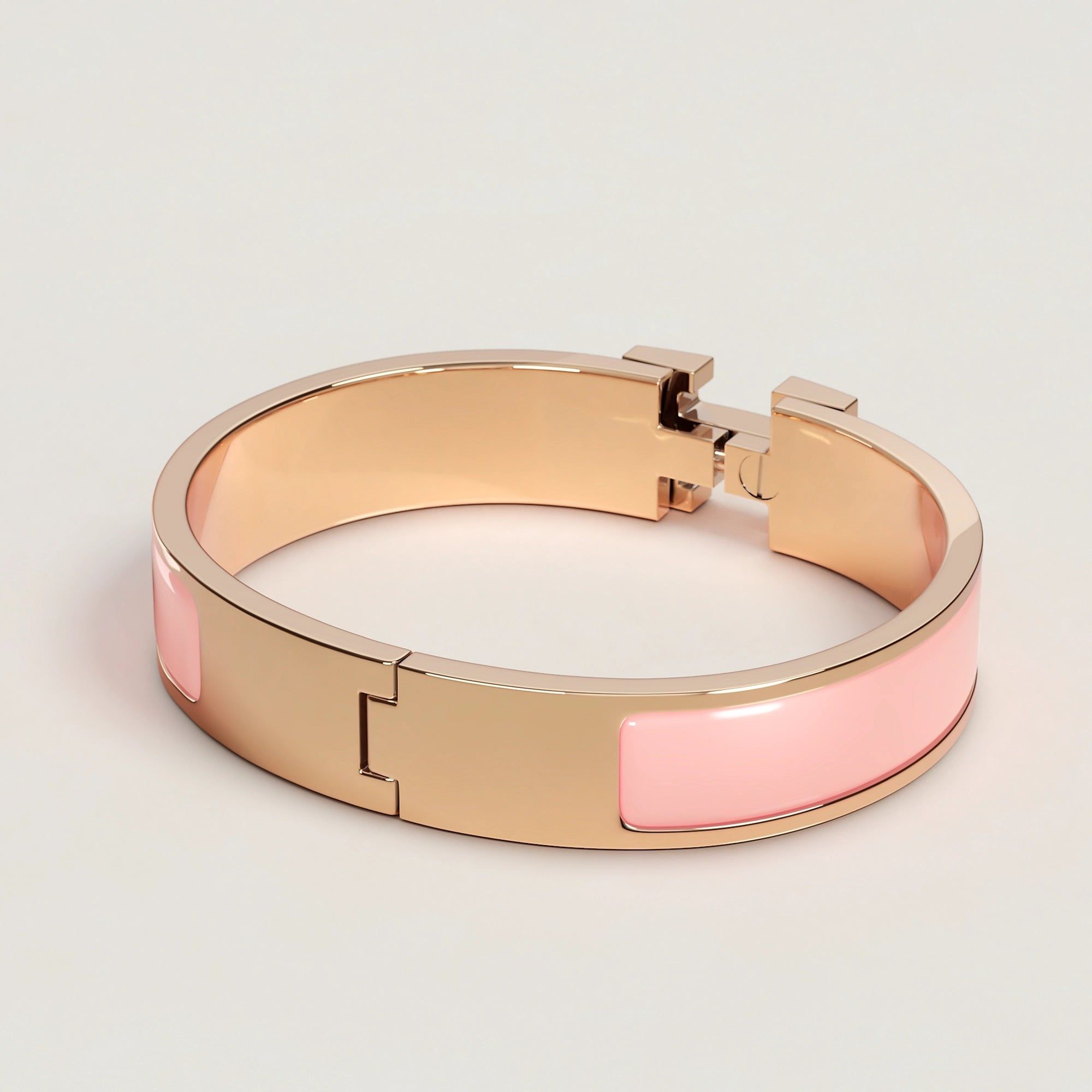  Vòng Tay Nữ Hermes Clic H 'Rose Candeur' 