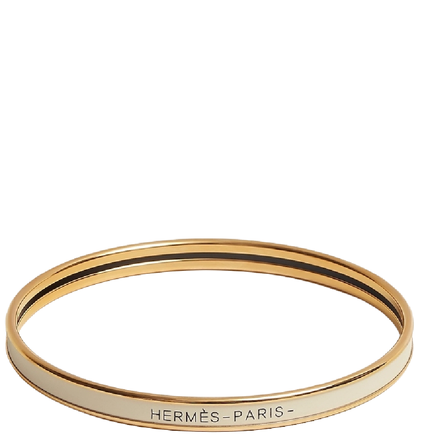  Vòng Tay Nữ Hermes Uni Bangle 'Crème Gold' 