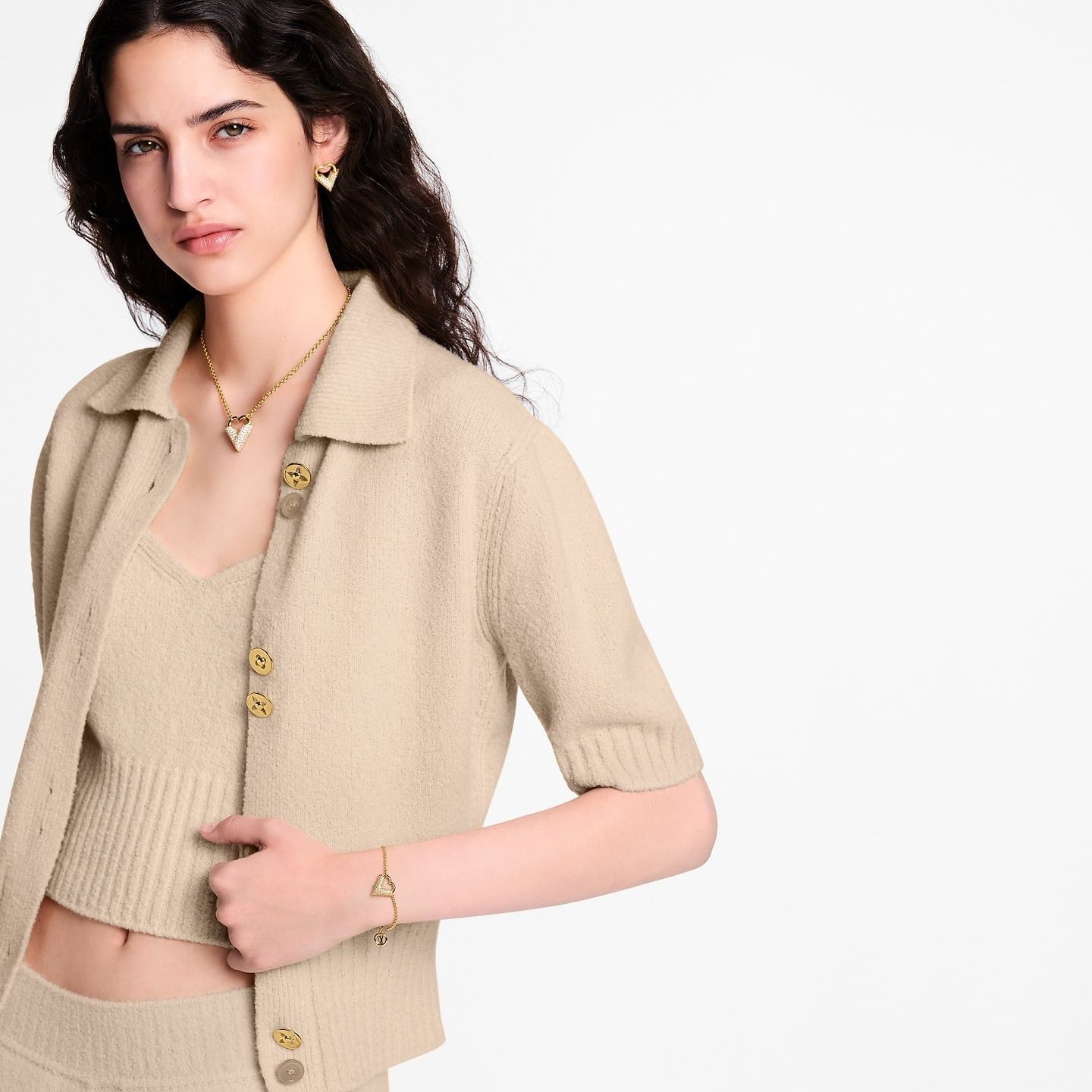  Vòng Tay Nữ Louis Vuitton Essential Love 'Gold' 